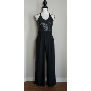 Jessica Howard Vintage Sequin Jumpsuit